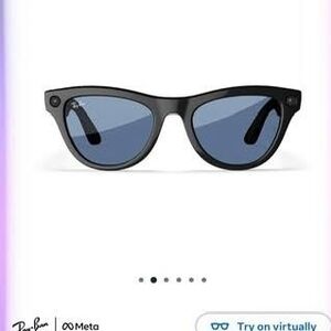 Ray-Ban Black Frame with Blue Tint Sunglasses
